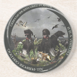 German Shorthaired Pointers Coaster