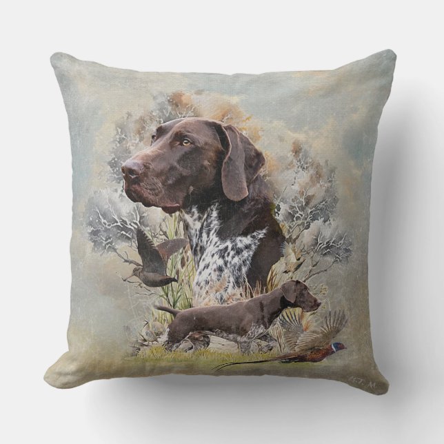 German Shorthaired Pointers  Cushion (Front)