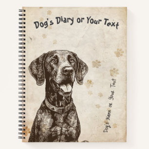 German Shorthaired Pointer's Diary Notebook