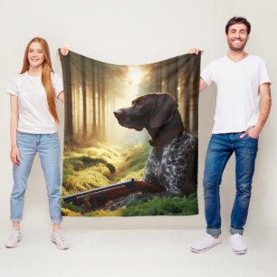 German Shorthaired Pointers Fleece Blanket
