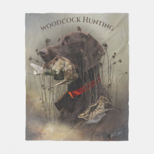 German Shorthaired Pointers Fleece Blanket