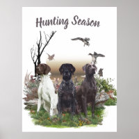German Shorthaired Pointers (GSP), a hunting pheas