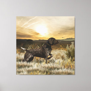 German Shorthaired Pointers (GSP) Canvas Print