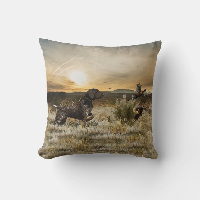 German Shorthaired Pointers (GSP)      Cushion (Front)