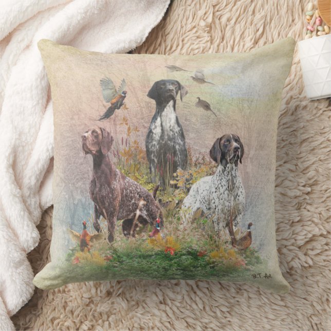 German Shorthaired Pointers (GSP) Cushion (Blanket)