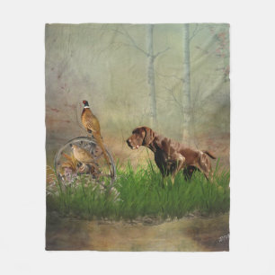 German Shorthaired Pointers (GSP) Fleece Blanket
