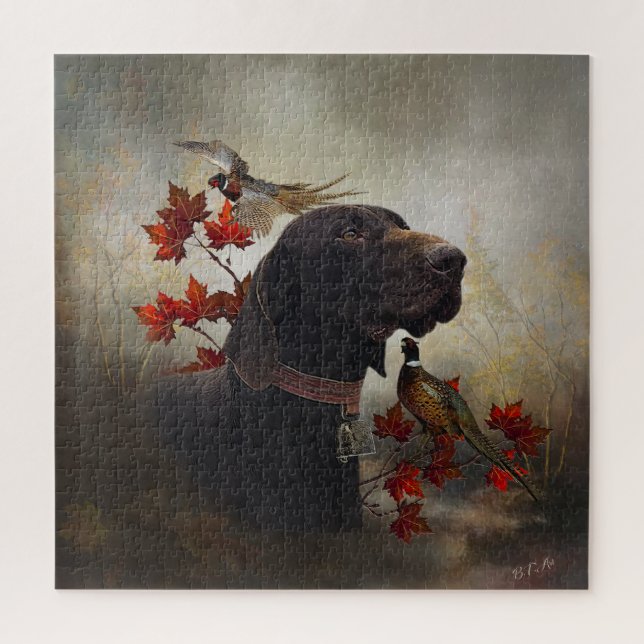 German Shorthaired Pointers (GSP)         Jigsaw Puzzle (Vertical)
