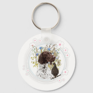 German Shorthaired Pointers (GSP)   Key Ring