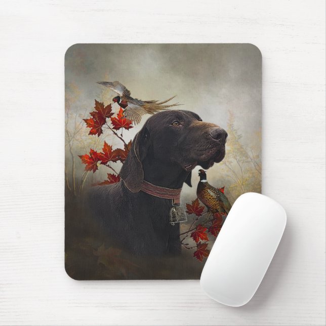 German Shorthaired Pointers (GSP)     Mouse Pad (With Mouse)