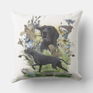 German Shorthaired Pointers (GSP) Outdoor Pillow