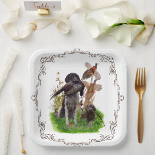 German Shorthaired Pointers (GSP)  Paper Plates