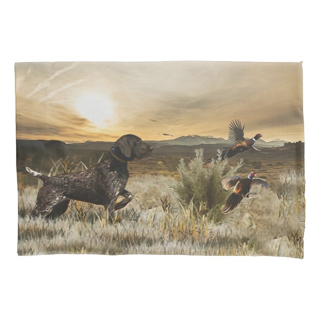 German Shorthaired Pointers (GSP)    Pillowcase (Front)