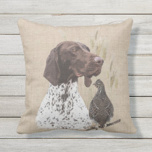 German Shorthaired Pointers (GSP) Postcard Coffee  Cushion