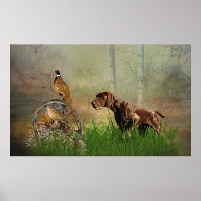 German Shorthaired Pointers (GSP)    Poster (Front)