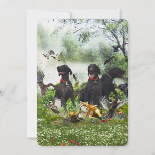 German Shorthaired Pointers Invitation