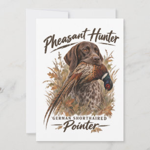 German Shorthaired Pointers Invitation