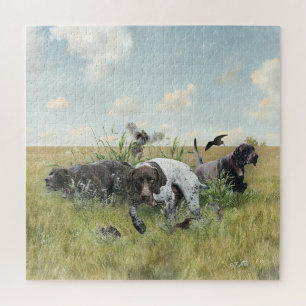German Shorthaired Pointers  Jigsaw Puzzle