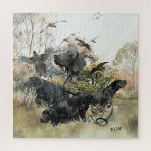 German Shorthaired Pointers  Jigsaw Puzzle