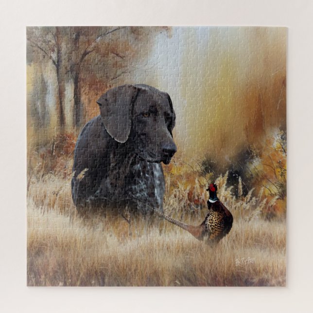 German Shorthaired Pointers  Jigsaw Puzzle (Vertical)