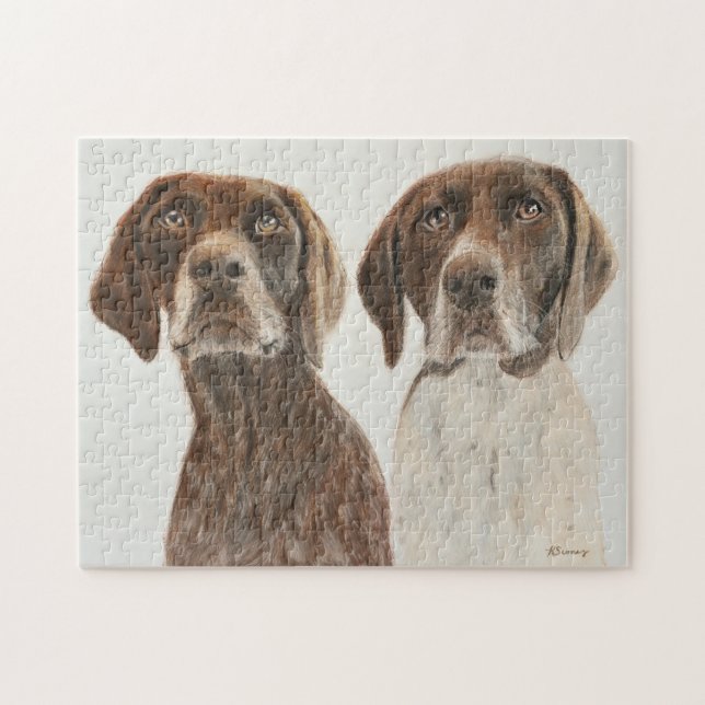 German Shorthaired Pointers Jigsaw Puzzle (Horizontal)
