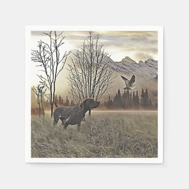 German Shorthaired Pointers Napkin (Front)