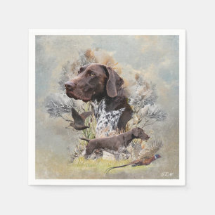 German Shorthaired Pointers  Napkin