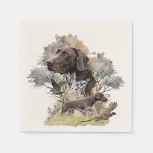 German Shorthaired Pointers  Napkin