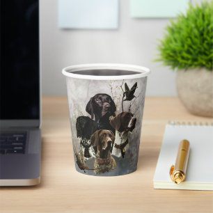 German Shorthaired Pointers Paper Cups
