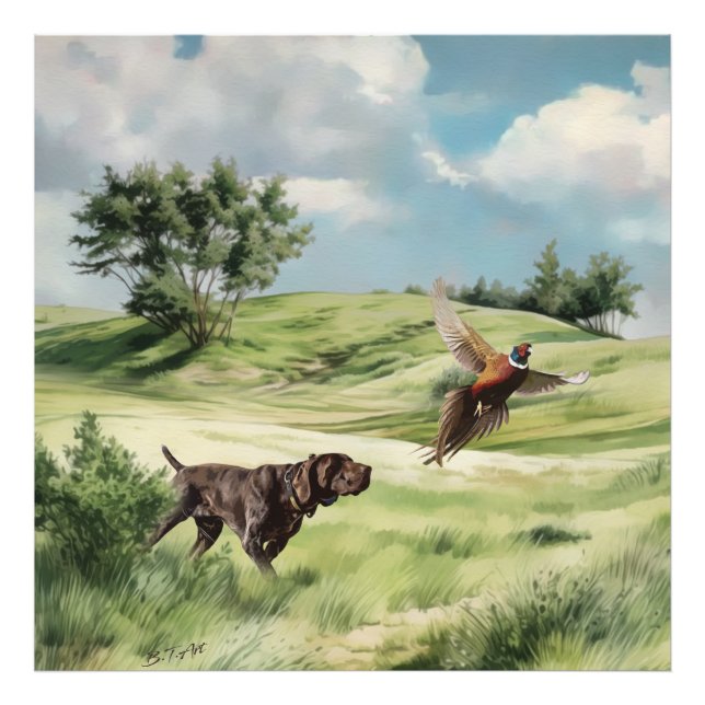 German Shorthaired Pointers  Photo Print (Front)