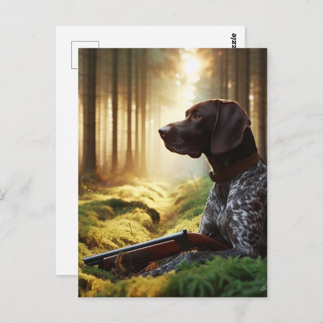 German Shorthaired Pointers Postcard (Front/Back)
