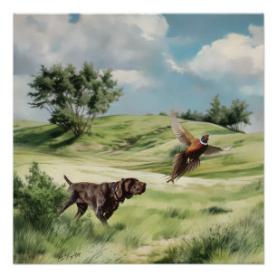 German Shorthaired Pointers Poster