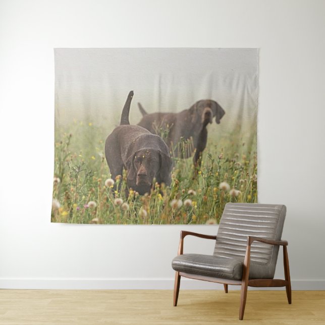 German Shorthaired Pointers  Tapestry (In Situ (Horizontal))