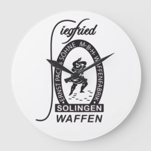 German Siegfried Waffen Ernst Pack & Sohne firm Large Clock