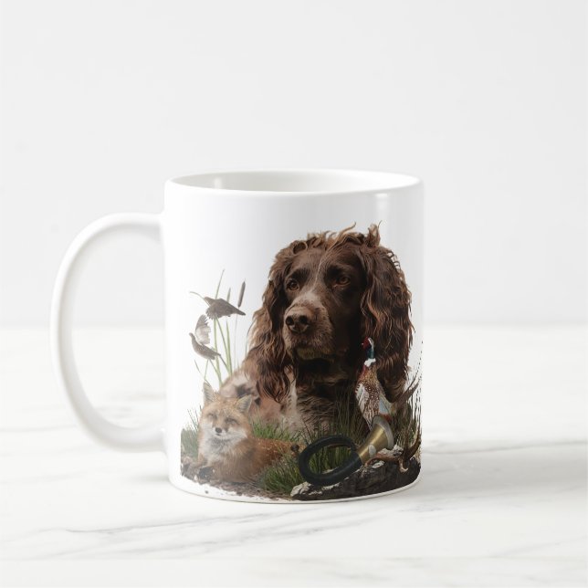 German Spaniel, Wachtelhund     Coffee Mug (Left)