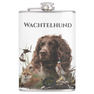 German Spaniel, Wachtelhund Hip Flask