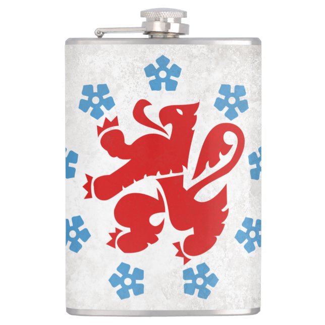 German-speaking Community of Belgium Hip Flask (Front)