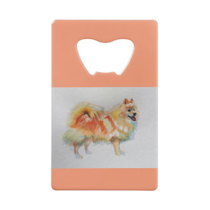 German Spitz Pomeranian Watercolor Dog Dogs