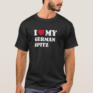 German Spitzes I Love My German Spitz Dog Owner He T-Shirt