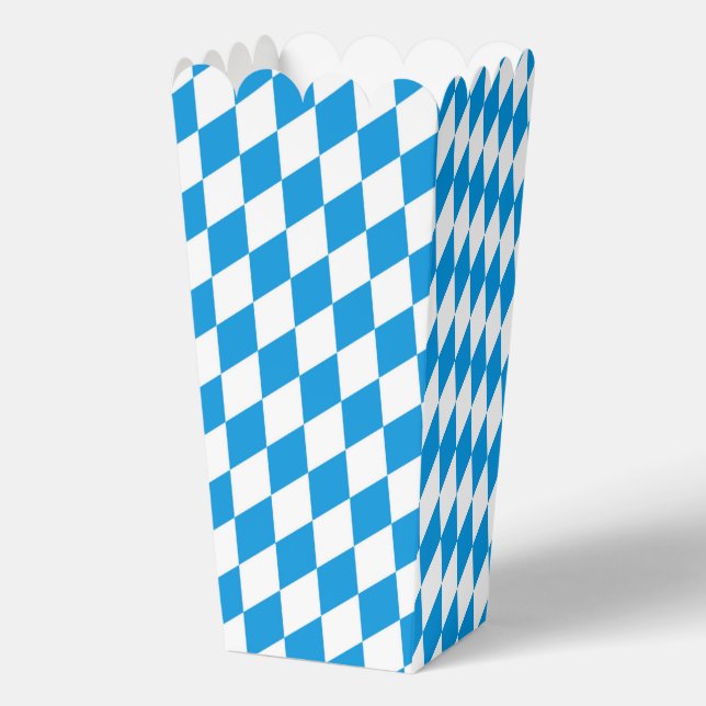 German State Of Bavaria - Flag Colours Pattern Favour Box (Front)