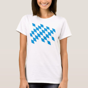GERMAN STATE OF BAVARIA Flag Colours T-Shirt