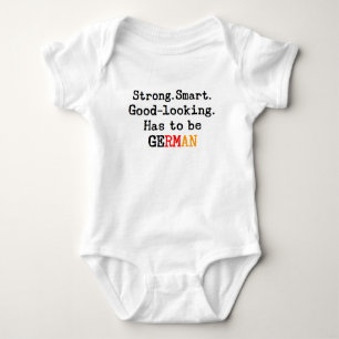 german strong baby bodysuit