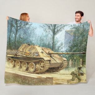 GERMAN TANK FLEECE BLANKET