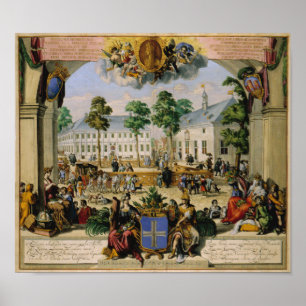 German town Lingen (1700) Poster