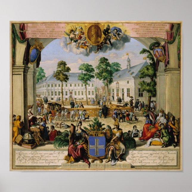 German town Lingen (1700) Poster (Front)