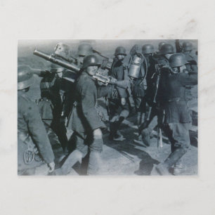 German troops postcard