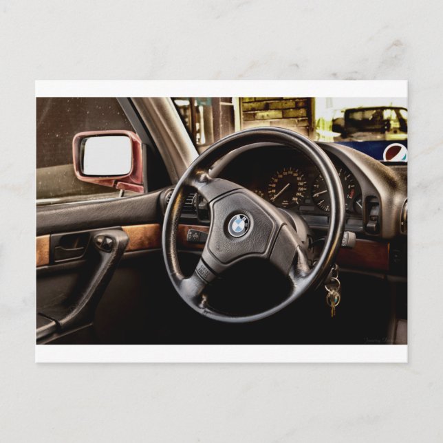 German Vehicle Art Postcard (Front)