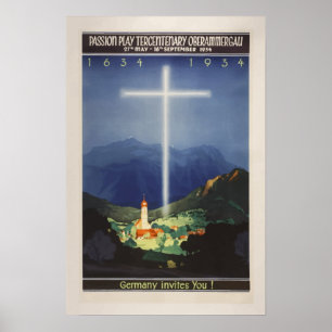 German Vintage Travel Poster