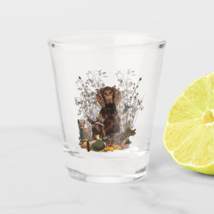 German Wachtelhund Shot Glass