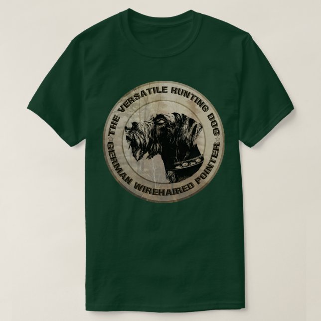 German Wirehaired Pointer 29 T-Shirt (Design Front)