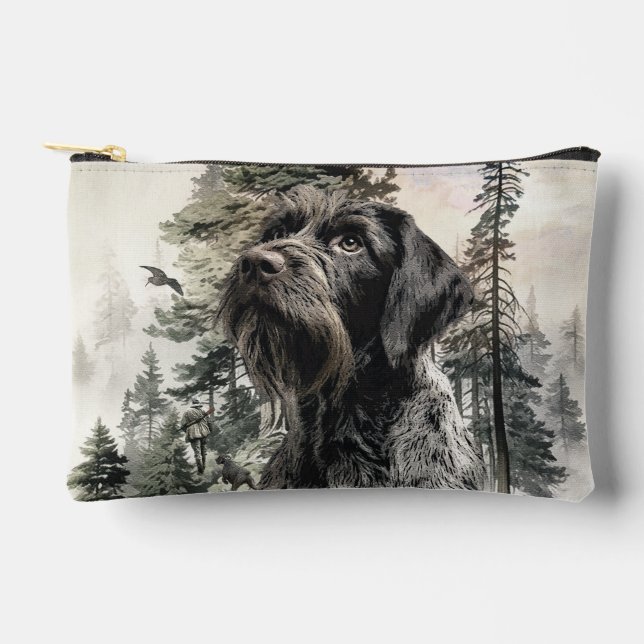 German Wirehaired Pointer Accessory Pouch (Front)